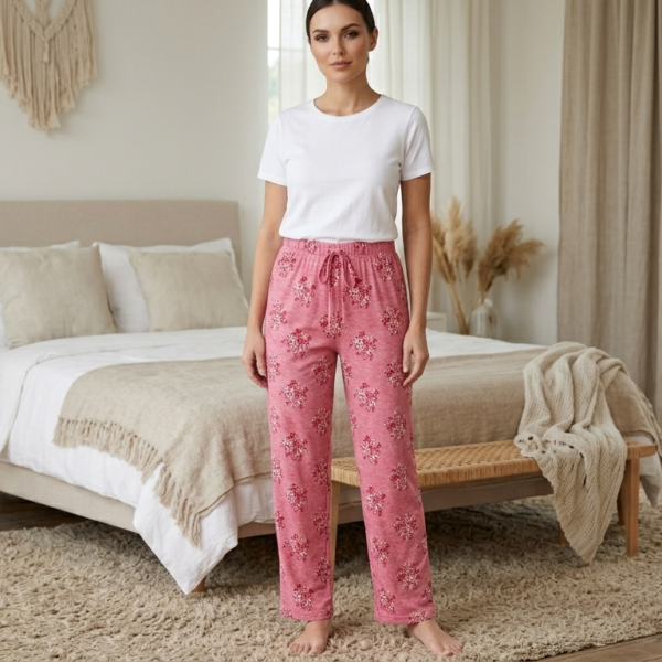 Tropical Escape: Botanical Print Lounge Pajama