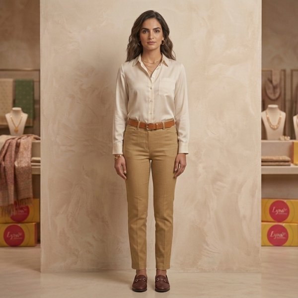 Timeless Versatility: Classic Tailored Cotton Pants