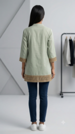 Pastel Green Kurti - Image 2