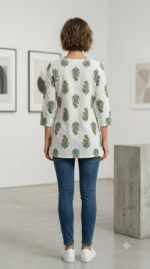 Paisley Print Kurti - Image 2