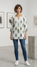 Paisley Print Kurti