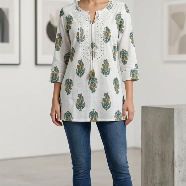 Paisley Print Kurti