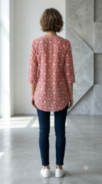 Floral Print Kurti - Image 2