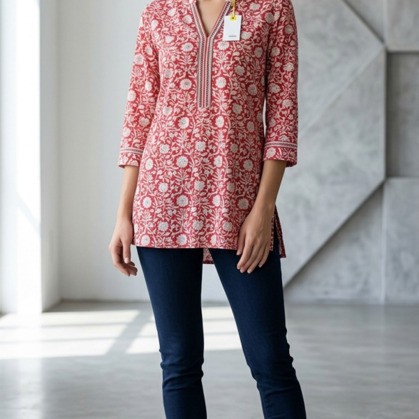 Floral Print Kurti