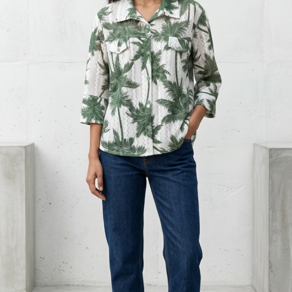 Tropical Print Kurti