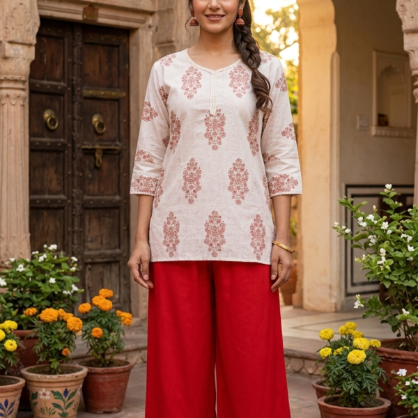 Elegant & Traditional (Best for Festive/Ethnic Wear Brand)